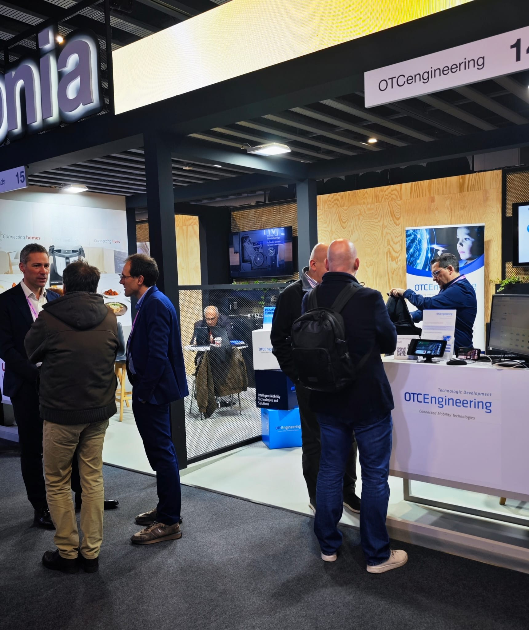 OTC Engineering team at Mobile World Congress Barcelona 2026 presenting connected mobility and software-defined vehicle solutions